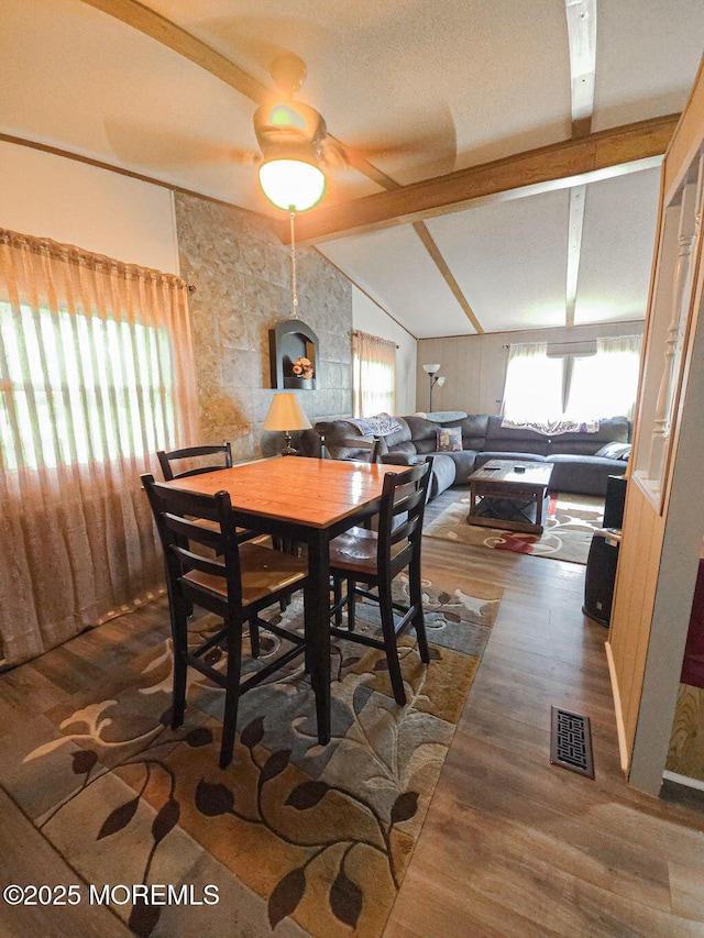 9 Casey Ct, Barnegat, NJ 08005 - dining space with a ceiling fan and wood finished floors