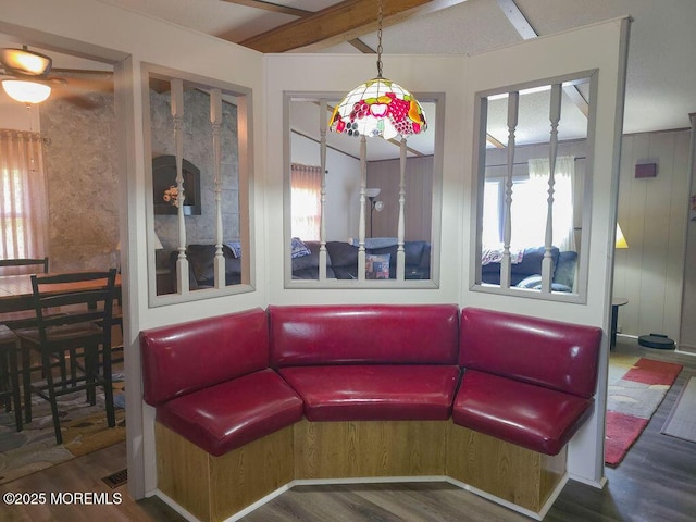 9 Casey Ct, Barnegat, NJ 08005 - living room featuring wood finished floors, healthy amount of natural light, and beamed ceiling
