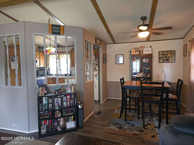 9 Casey Ct, Barnegat, NJ 08005 - dining room with wood finished floors and ceiling fan