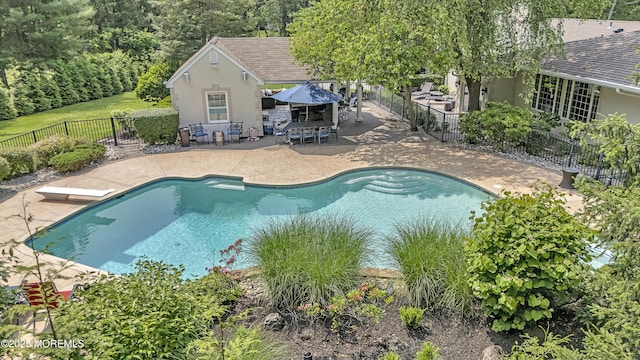 139 Stone Hill Rd, Colts Neck, NJ 07722 - view of swimming pool with a patio and a fenced backyard
