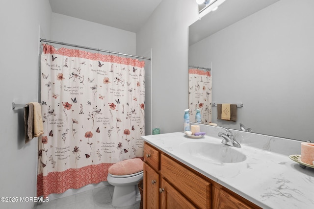 160 Kyle Ct Unit 160, Monroe, NJ 08831 - full bathroom with vanity, curtained shower, and tile patterned flooring