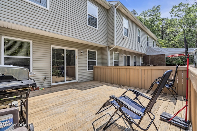 106 Aspen Ct, Lakewood, NJ 08701 - view of wooden deck