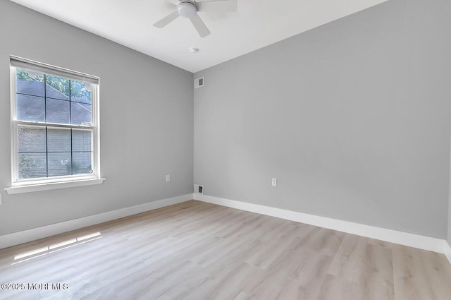 31 Orleans Dr, Manchester, NJ 08759 - unfurnished room featuring light wood-style floors and ceiling fan