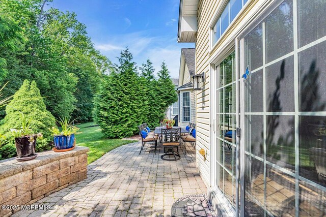 19 Carleton Dr, Freehold, NJ 07728 - view of patio with outdoor dining area