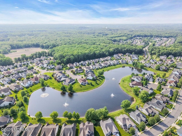 19 Carleton Dr, Freehold, NJ 07728 - aerial view of residential area featuring a large body of water