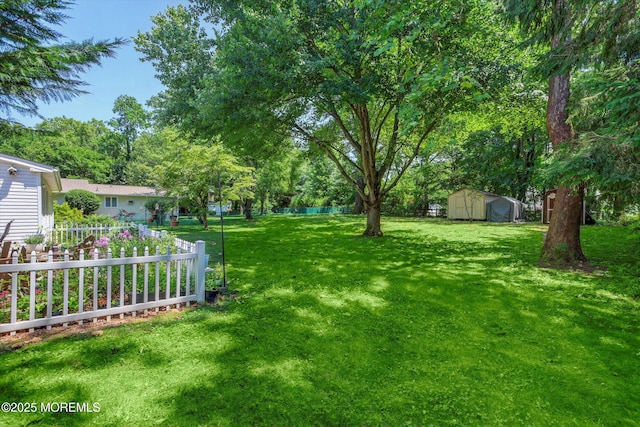 7 Owens Rd, Marlboro, NJ 07746 - view of yard featuring a storage shed
