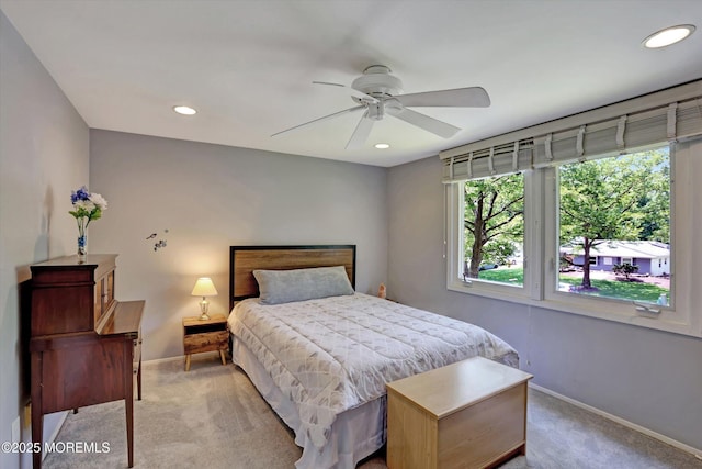 7 Owens Rd, Marlboro, NJ 07746 - bedroom featuring carpet flooring, recessed lighting, and a ceiling fan