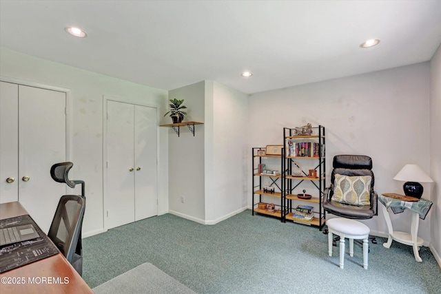 7 Owens Rd, Marlboro, NJ 07746 - carpeted office with recessed lighting