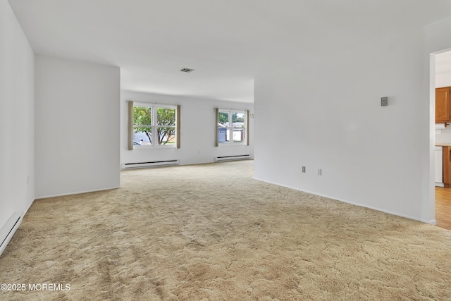 11 Garland Dr, Brick, NJ 08724 - empty room featuring a baseboard radiator, carpet floors, and baseboard heating