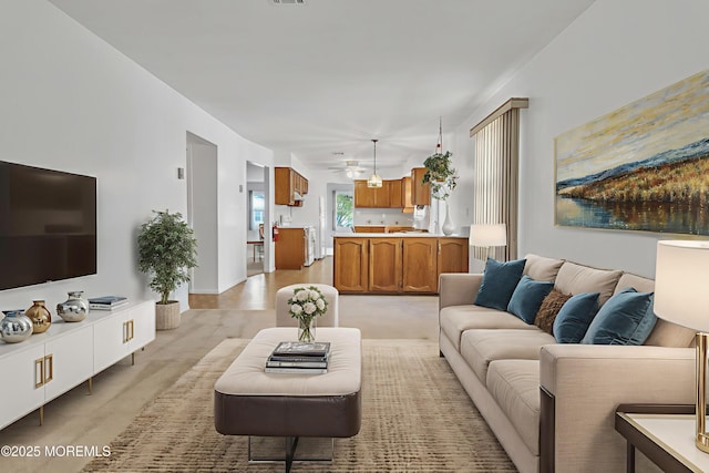 11 Garland Dr, Brick, NJ 08724 - living area featuring ceiling fan