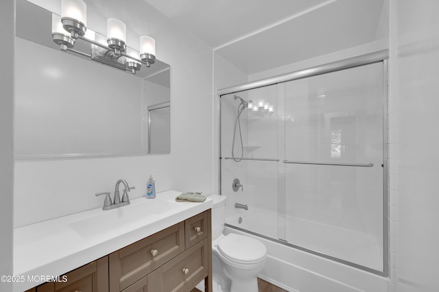4607 Broad St, Wall, NJ 07753 - full bath with vanity and bath / shower combo with glass door