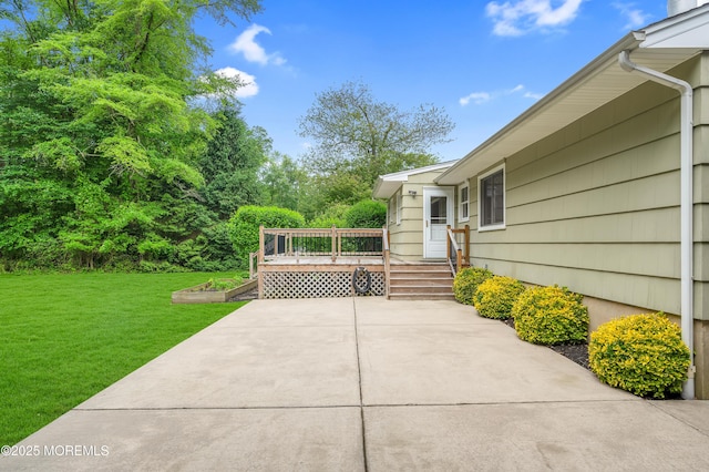 4607 Broad St, Wall, NJ 07753 - view of patio featuring a deck