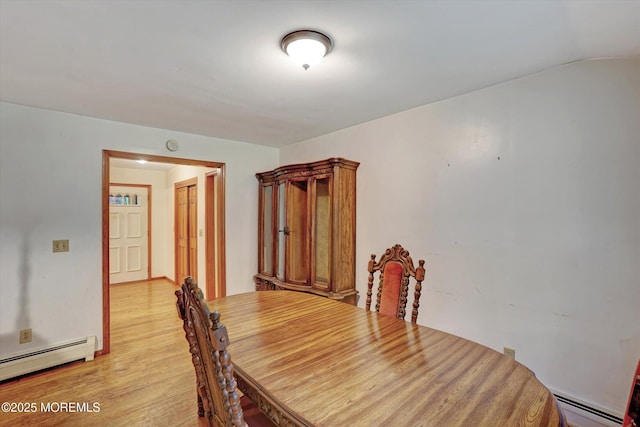 192 Crescent Ave, Jackson, NJ 08527 - dining space with a baseboard radiator and light wood-style floors