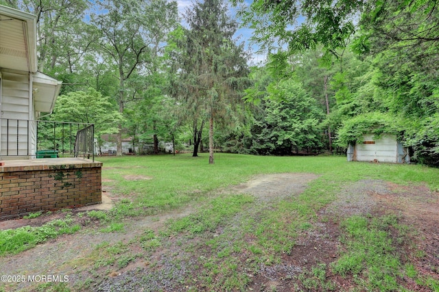 192 Crescent Ave, Jackson, NJ 08527 - view of green lawn featuring a storage unit