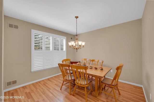 52 Country Walk Blvd, Whiting, NJ 08759 - dining room featuring light wood-type flooring and a chandelier