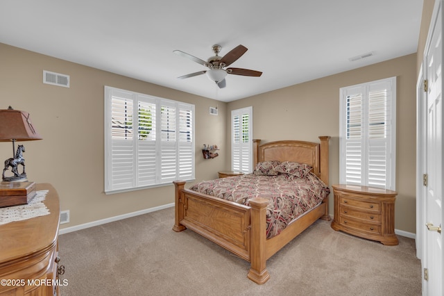 52 Country Walk Blvd, Whiting, NJ 08759 - bedroom with light colored carpet and ceiling fan