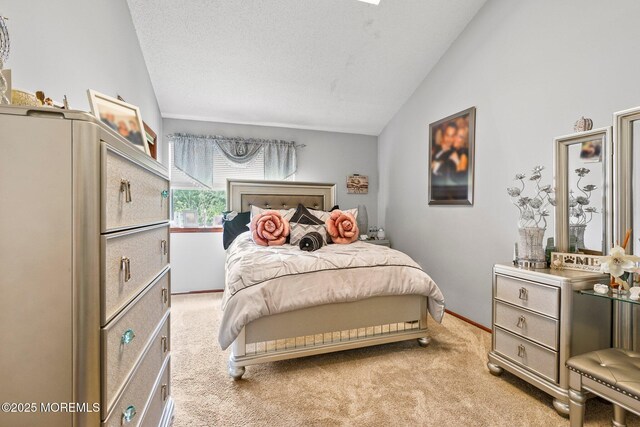236 Community Cir, Old Bridge, NJ 08857 - bedroom with vaulted ceiling and light colored carpet