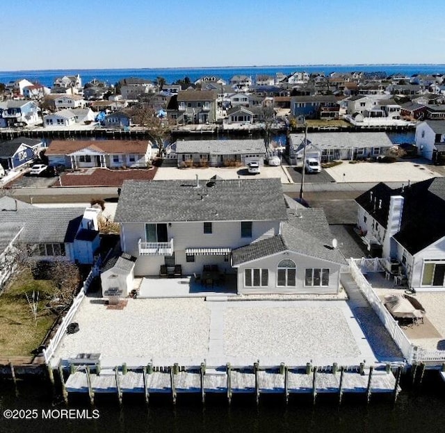 219 Newark Rd S, Barnegat, NJ 08005 - aerial view of residential area with a large body of water