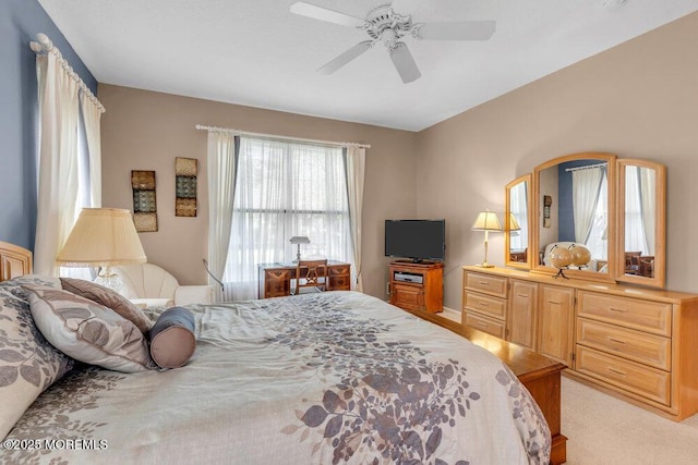 44 Autumntide Dr, Lakewood, NJ 08701 - bedroom featuring a ceiling fan and light colored carpet