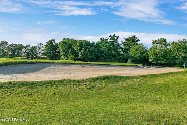 44 Autumntide Dr, Lakewood, NJ 08701 - view of property's community with view of scattered trees, a lawn, and golf course view