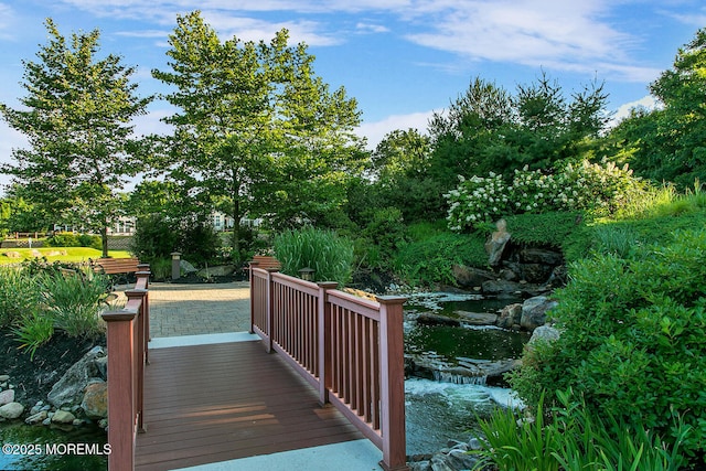 44 Autumntide Dr, Lakewood, NJ 08701 - view of wooden terrace