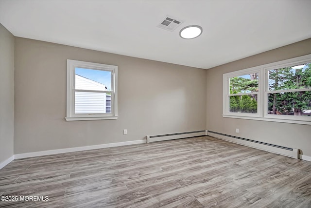 48 Sheepshead Dr, Toms River, NJ 08757 - unfurnished room featuring wood finished floors and a baseboard radiator