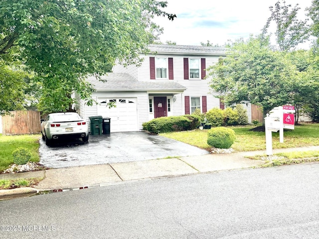 35 Winsted Dr, Howell, NJ 07731 - traditional home featuring concrete driveway and a shingled roof