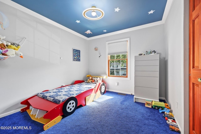 104 Starlight Rd, Howell, NJ 07731 - bedroom with carpet flooring and ornamental molding