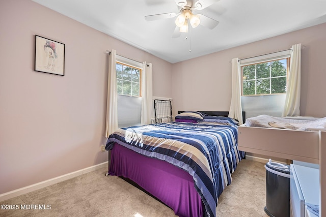 104 Starlight Rd, Howell, NJ 07731 - bedroom with light carpet and ceiling fan
