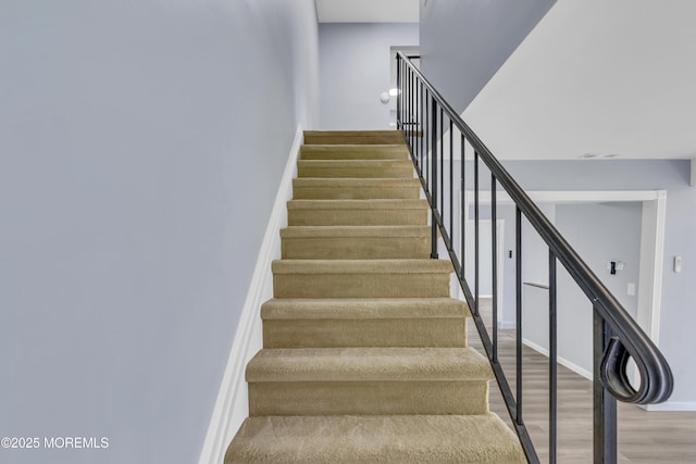 23 Arlene Ct Unit 4103, Brick, NJ 08723 - stairway with wood finished floors and baseboards