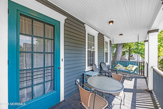 1108 Emory St, Asbury Park, NJ 07712 - view of wooden porch