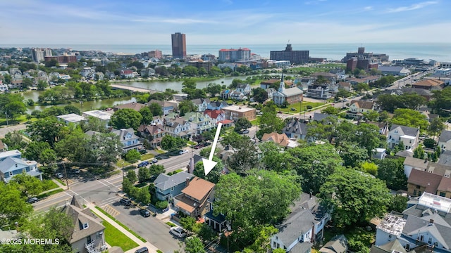 1108 Emory St, Asbury Park, NJ 07712 - aerial view of property's location with a nearby body of water and nearby urban area
