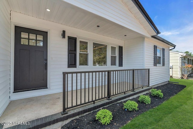 9 Westbrook Dr, Toms River, NJ 08757 - doorway to property with covered porch