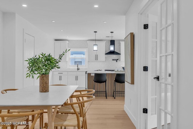 9 Westbrook Dr, Toms River, NJ 08757 - dining room featuring light wood finished floors and recessed lighting