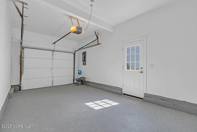 9 Westbrook Dr, Toms River, NJ 08757 - garage featuring a garage door opener and electric panel