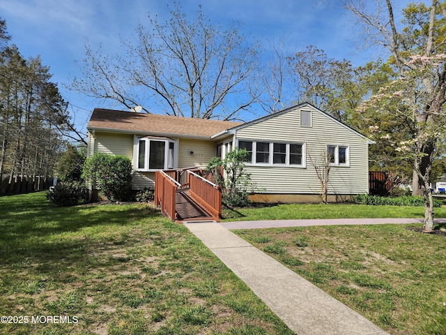 254 Circle Dr, Brick, NJ 08723 - view of front of property with a front lawn