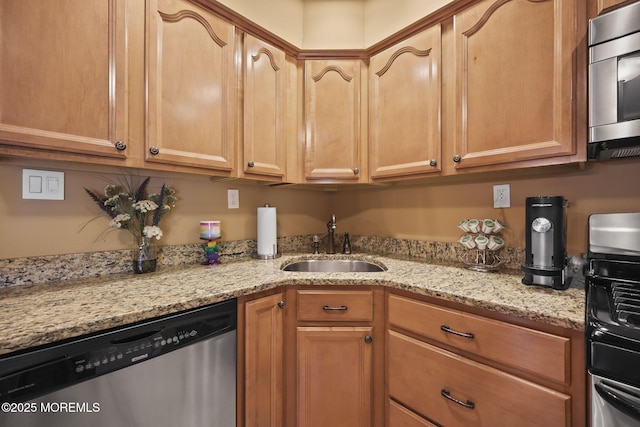 74 Kingsley Way, Freehold, NJ 07728 - kitchen featuring appliances with stainless steel finishes and light stone counters