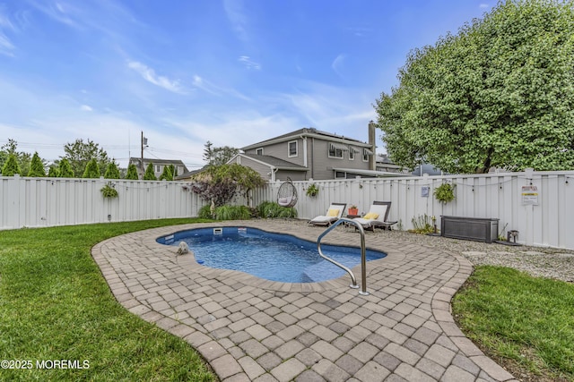 702 Saint Louis Ave, Point Pleasant Beach, NJ 08742 - view of pool with a fenced backyard and a patio