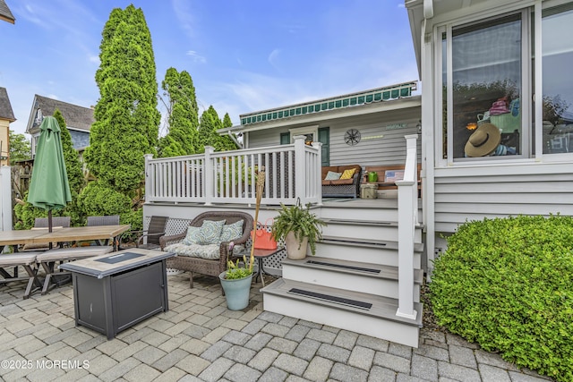 702 Saint Louis Ave, Point Pleasant Beach, NJ 08742 - view of patio / terrace featuring outdoor lounge area and outdoor dining area
