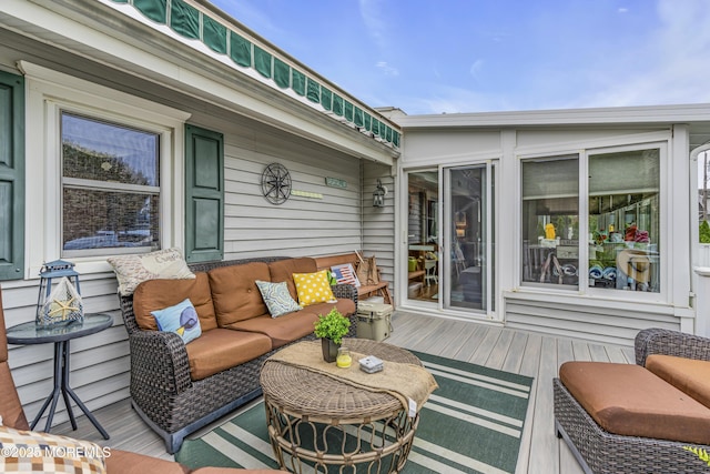 702 Saint Louis Ave, Point Pleasant Beach, NJ 08742 - deck with an outdoor living space