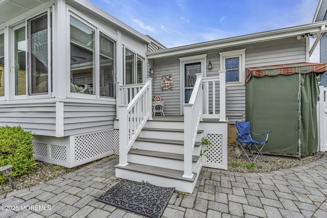 702 Saint Louis Ave, Point Pleasant Beach, NJ 08742 - property entrance featuring a patio