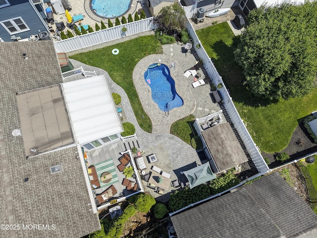 702 Saint Louis Ave, Point Pleasant Beach, NJ 08742 - aerial view of a pool