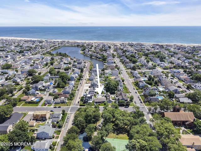 702 Saint Louis Ave, Point Pleasant Beach, NJ 08742 - aerial overview of property's location featuring a large body of water and nearby suburban area