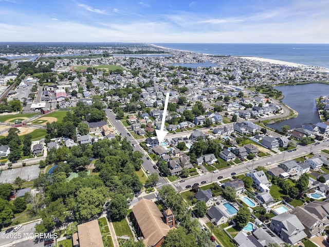 702 Saint Louis Ave, Point Pleasant Beach, NJ 08742 - aerial view of property's location featuring a large body of water and nearby suburban area