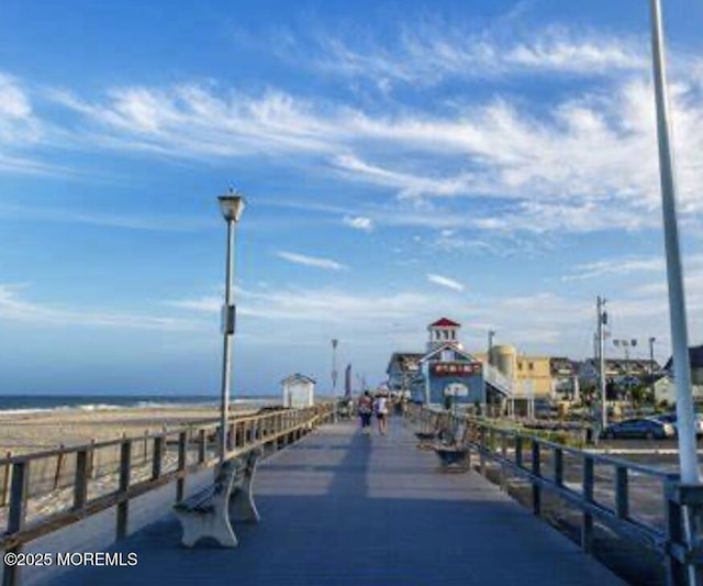 702 Saint Louis Ave, Point Pleasant Beach, NJ 08742 - view of property's community with a pier and a water view
