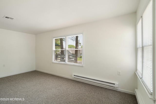 19 Cedar Ave, Manahawkin, NJ 08050 - carpeted empty room with a baseboard heating unit