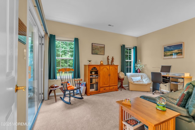 11 High Hill Ct, Manchester, NJ 08759 - carpeted living room with baseboards