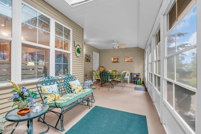 11 High Hill Ct, Manchester, NJ 08759 - sunroom with a ceiling fan