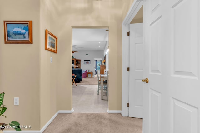 11 High Hill Ct, Manchester, NJ 08759 - hall featuring light colored carpet and baseboards