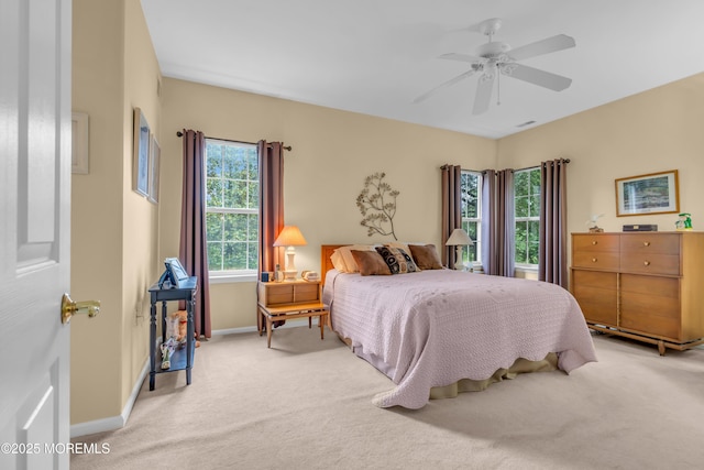 11 High Hill Ct, Manchester, NJ 08759 - bedroom featuring light carpet and ceiling fan